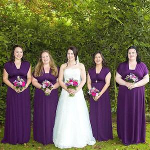Infinity Dress: Grape Maxi Infinity Dress