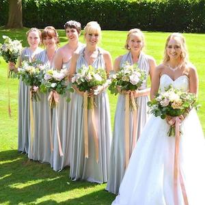 Silver Maxi Infinity Dress
