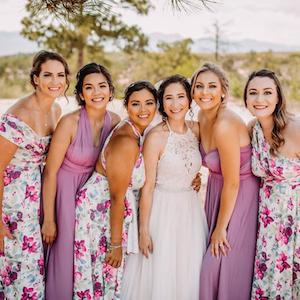 Bella Floral Maxi Infinity Dress