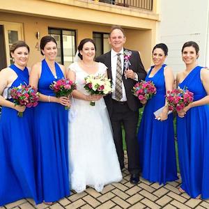 Cobalt Blue Maxi Infinity Dress
