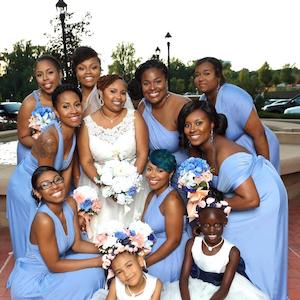 Periwinkle Maxi Infinity Dress