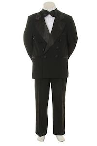 Page Boy Suits: Tuxedo w/o Tail