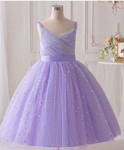 Poppy Purple flowergirl dress