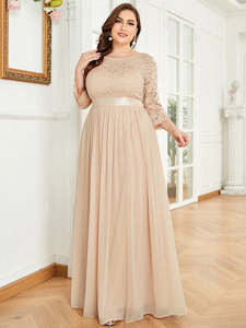 Blush Bridesmaids Dresses: Dawn Empire Waist Bridesmaid Dress