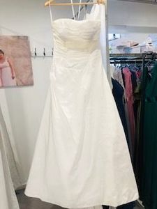 Strapless Satin wedding dress