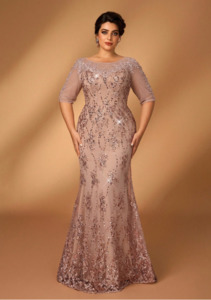 Serina Sequin Evening Dress