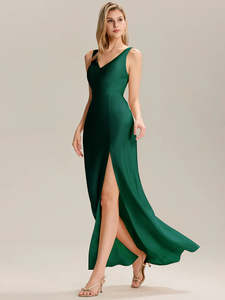 Tiffany Satin tie back Dress