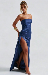 Ball Dresses: Kitty Strapless satin dress