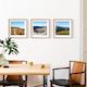 Set of 3 - Petite Prints - Nelson, NZ - Framed in raw oak