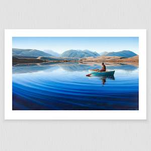 South Island Prints: Lake Alexandrina Fisherman 150