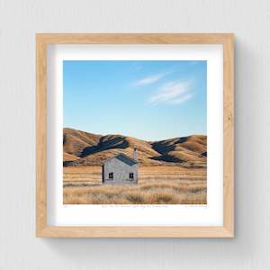 Set of 3 - Petite Prints - Southern, NZ - Raw Oak Frame