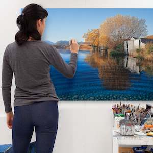 In The Studio: Endless Evening at Lake Alexandrina