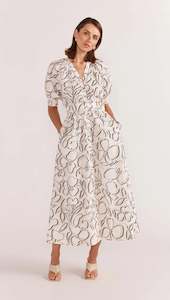 Dress: STAPLE THE LABEL Amina Midi Dress