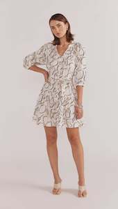 Dress: STAPLE THE LABEL Amina Smock Dress