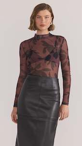 STAPLE THE LABEL Olina Mesh Top