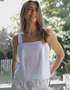 Stella Gemma: STELLA + GEMMA Leonie Top White