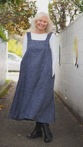 ROGUE LINEN Rakiura Pinafore