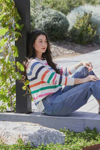 JUMP 1073 Fun Stripe Pullover