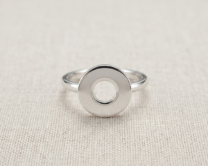 Rings 1: Sterling Silver Concentric Circle Ring