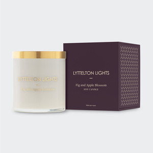 Products: Lyttelton Lights Fig & Apple Blossom Candle Sweet Stems Florist