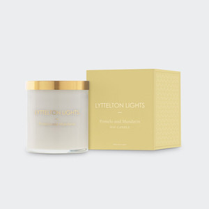 Products: Lyttelton Lights Pomelo & Mandarin Candle Sweet Stems Florist