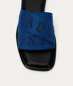 Logomania Slide - Rockpool/Black