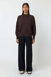 Winter Knits: Teddy Jumper - Mahogany
