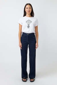 Sale Pants Skirts: Denim Trouser - Dark Indigo