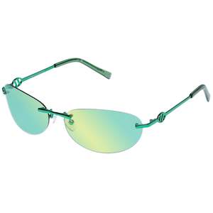 Le Specs: Slinky - Green Chrome