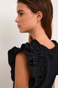 Blouses: Oda Tank - Black