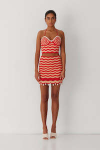 Knit Tops: Merenda Crochet Top - Dahlia