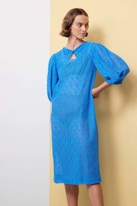 Sale Kate Sylvester Sylvester: Hedda Shift Dress - Blue