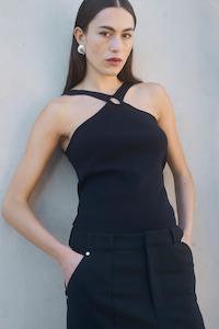 Knit Tops: Ragna Top - Meteorite