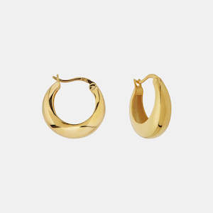Positano Hoops - Gold Plate