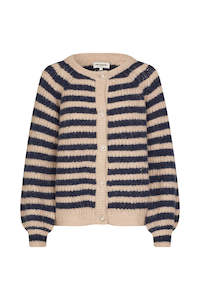 Lollys Laundry: Nova Cardigan - Dark Blue