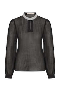 Rue De Femme: Audette Shirt - Black