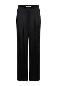 Rue De Femme: Olana Pleat Pant - Black