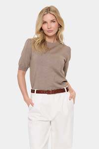 Coats Jackets Knits: Mila SS Pullover - Atmos