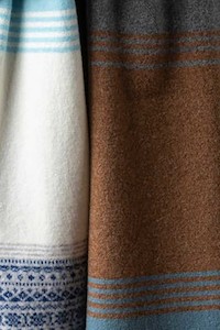 Alloa Stripe Scarf - Dew