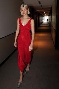 Sale Dresses: Plunge Bias Dress - Gia Rossa