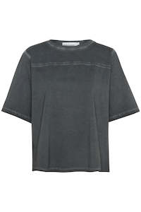 T Shirts: Sidsel Amanda Tee - Thunderstorm