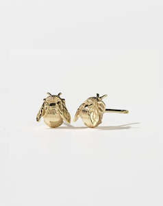 Earrings: Bee Stud Earrings -Gold Plated