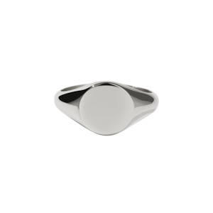 Sale Leather Goods Jewellery: Sunset Signet Ring - Sterling Silver