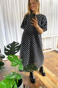 Olympia Dress - Black Spot