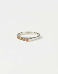 Sale Leather Goods Jewellery: Geo Ring - Sterling Silver