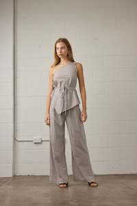 Rhea Pants - Natural Stripe