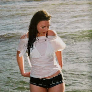 T Shirts: Bikini Top - White