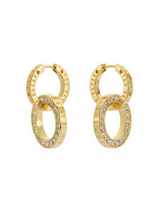 Earrings: Lina Earrings - Gold