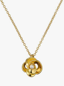Necklaces: Flora Necklace - Gold