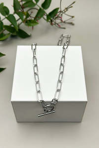 Fob Chain Link Necklace